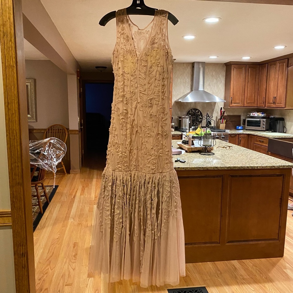 Never Worn Js Collections Gown. Size 12 Color Mau… - image 1